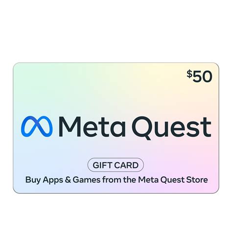 do oculus gift cards exist|Meta Quest Gift Cards for VR Games & Apps